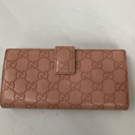 GUCCI グッチ 長財布 グッチシマ  112715･2888 ピンク