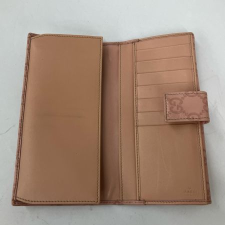 GUCCI グッチ 長財布 グッチシマ  112715･2888 ピンク