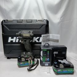 HiKOKI ハイコーキ WH36DD ブラック  充電器・充電池2個・ケース付 36v 2.5Ah J1606259 T2603 2512AB 美品 WH36DD ブラック Aランク