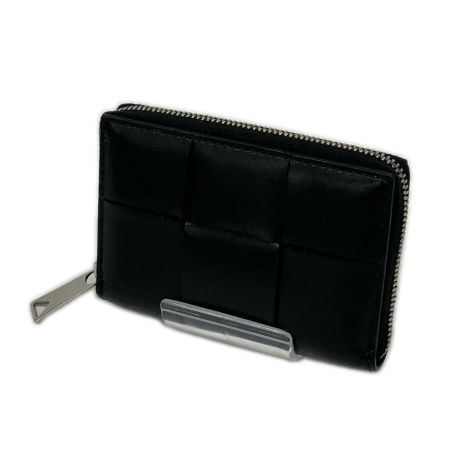 BOTTEGA VENETA ボッテガヴェネタ カセット ファスナー付きコインパース ブラック
