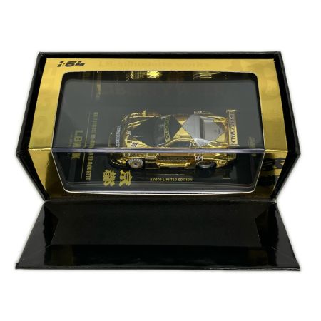   リバティウォーク 京都限定 inno64 RX7 ゴールド ミニカー  