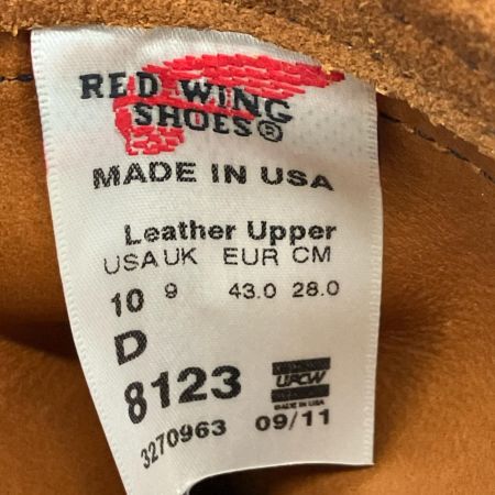 RED WING レッドウィング アイアンスミスブーツ ラフアウト 28cm 8123 ブラウン