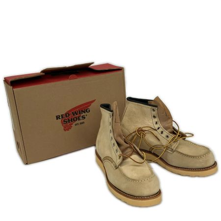 RED WING レッドウィング ブーツ ラフアウトレザー モックトゥ 28cm 廃盤 8173 ベージュ