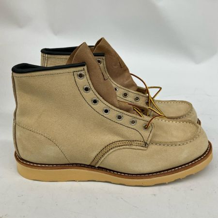 RED WING レッドウィング ブーツ ラフアウトレザー モックトゥ 28cm 廃盤 8173 ベージュ