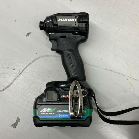  HiKOKI ハイコーキ インパクトドライバ 充電器・充電池2個・ケース付 J2601705 WH36DD ストロングブラック