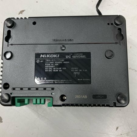  HiKOKI ハイコーキ インパクトドライバ 充電器・充電池2個・ケース付 J2601705 WH36DD ストロングブラック