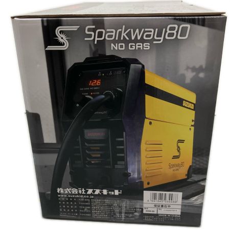  SUZUKID 100Vインバータ半自動溶接機 SSW-80 イエロー