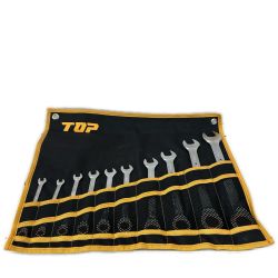 △△ TOP工業 ラチェットコンビセット10本組 専用工具袋付 RCW-10000S Aランク