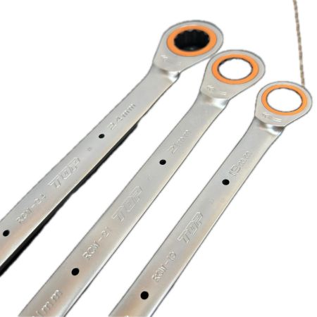  TOP工業 ラチェットコンビセット10本組 専用工具袋付 RCW-10000S