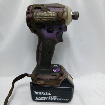 MAKITA マキタ TD171D パープル 充電池1個付 コードレス式 18v 6.0Ah 285735 TD171D パープル