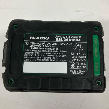 HiKOKI ハイコーキ 急速充電器+充電池2個セット UC18YDML BSL36A18BX 5