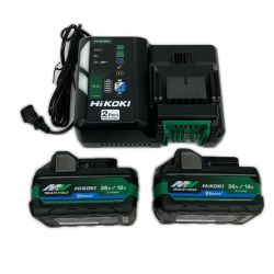 △△ HiKOKI ハイコーキ 急速充電器+充電池2個セット UC18YDML BSL36A18BX 2 Sランク