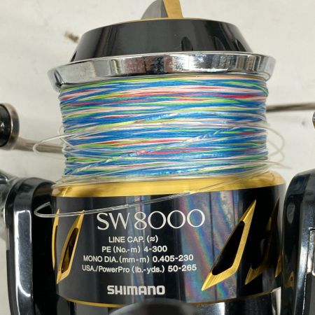  SHIMANO シマノ スピニングリール 13ステラSW 8000PG 03069