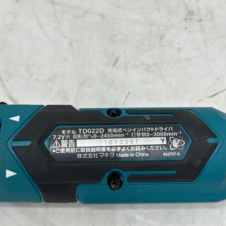 MAKITA マキタ ペンインパクトドライバ　本体のみ TD022D