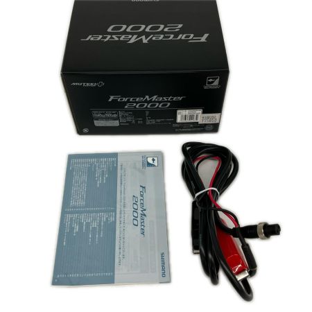  SHIMANO シマノ 電動リール 24フォースマスター 2000 36時間使用8.7㎞ 044839