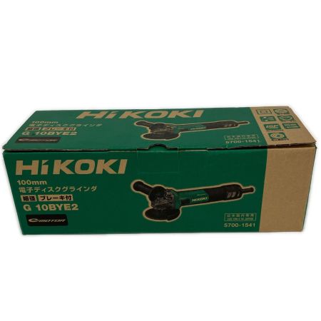 HiKOKI ハイコーキ ディスクグラインダー 本体のみ コード式 100mm 100v  G10BYE2