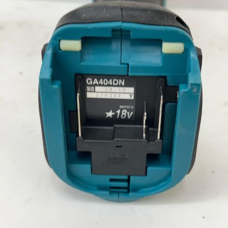  MAKITA マキタ ディスクグラインダー　本体のみ コード式 100mm 18v GA404DZN ブルー