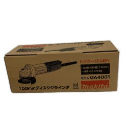 MAKITA マキタ 100mm ディスクグラインダー コード式 本体のみ 2024年製 GA4031 Sランク