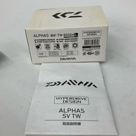  DAIWA ダイワ ベイトリール 21アルファスSVTW800XHL 00630224