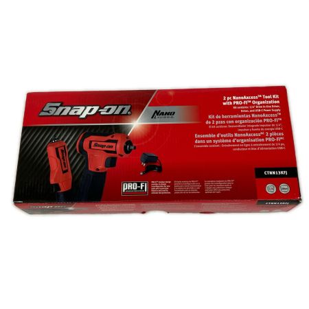  Snap-on スナップオン 1/4ナノアクセスツールキット 専用チャージャー付 コードレスドライバー CTNN2Q3KFJ