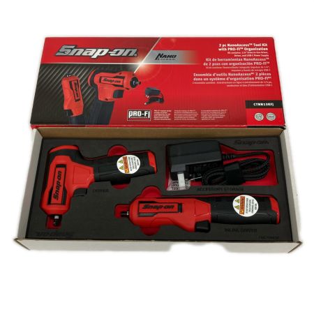  Snap-on スナップオン 1/4ナノアクセスツールキット 専用チャージャー付 コードレスドライバー CTNN2Q3KFJ