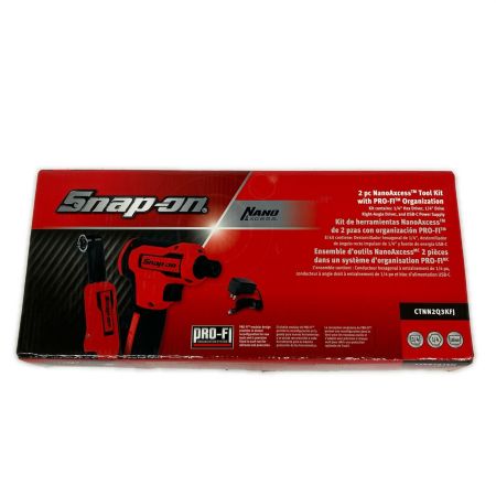  Snap-on スナップオン ナノアクセスツールキット 電動ドライバーセット 1/4 CTNN2Q3KFJ
