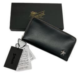△△ Schott ショット ワンスタージップウォレット 3129103 Sランク