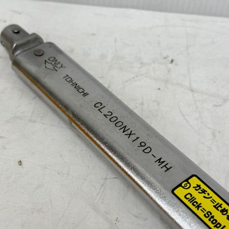 TOHNICHI トルクレンチ クリックタイプトルクレンチ ヘッド交換式  CL200NX19D-MH