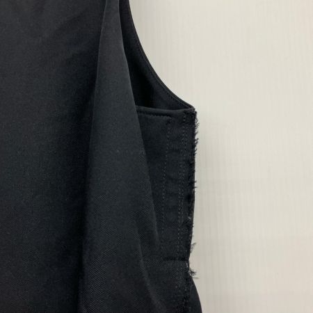  BLACK COMME des GARCONS AD2024 ダメージ加工 背面プリーツワンピース S ブラック