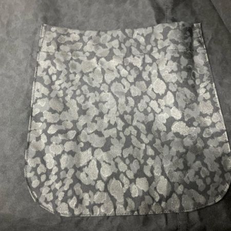  BLACK COMME des GARCONS AD2020 レオパード柄 変形ワンピース S ブラック