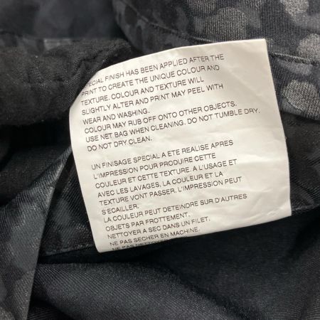  BLACK COMME des GARCONS AD2020 レオパード柄 変形ワンピース S ブラック