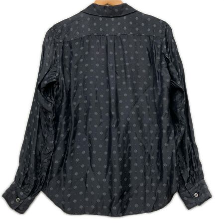  COMME des GARCONS コムデギャルソン AD2021　キュプラ　ブラウス　 ブラック