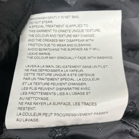  COMME des GARCONS コムデギャルソン AD2021　キュプラ　ブラウス　 ブラック