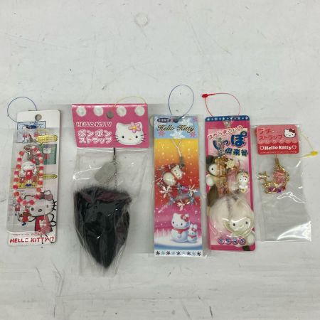   ハローキティ ストラップ キーホルダー まとめセット 冬季限定 しっぽ倶楽部等 平成レトロ 長期保管品