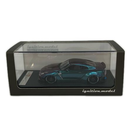 LB-WORKS 1/43 ミニカー イグニッションモデル LB-WORKS GT-R(R35)  パープル×グリーン