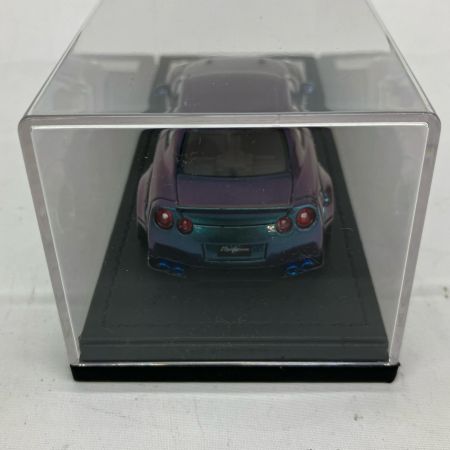 LB-WORKS 1/43 ミニカー イグニッションモデル LB-WORKS GT-R(R35)  パープル×グリーン