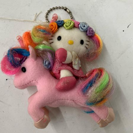 2001年 ハローキティ ウイングピース ユニコーン ぬいぐるみマスコット 平成レトロ