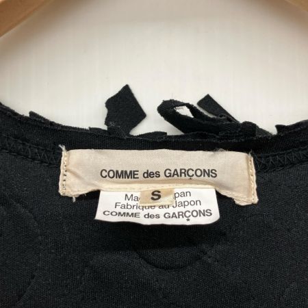 COMME des GARCONS コムデギャルソン AD2022 薔薇 立体 カットソー  GK-T025 ブラック