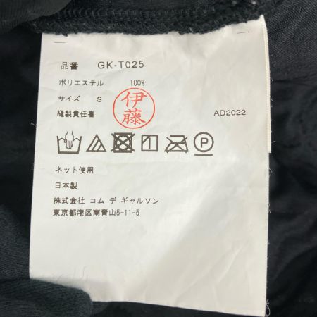 COMME des GARCONS コムデギャルソン AD2022 薔薇 立体 カットソー  GK-T025 ブラック
