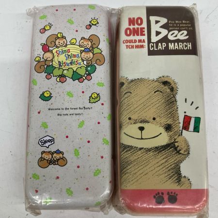 レトロ雑貨 缶ペンケース 8個セット 未開封 外装ダメージあり 平成 SAN-X他