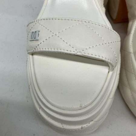 Darich キルティング 厚底サンダル SIZE L ホワイト