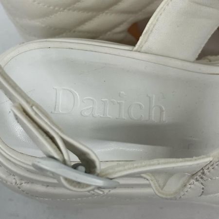 Darich キルティング 厚底サンダル SIZE L ホワイト