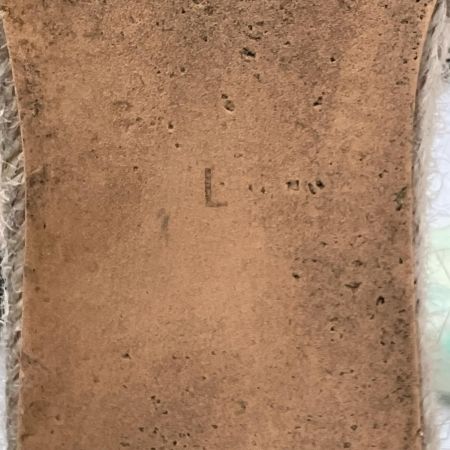 Darich ウェッジソールサンダル Lサイズ リボン ラインストーンロゴ ブラック