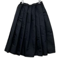 COMME des GARCONS BLACK ナイロンプリーツスカート XS AD2019  1E-S011 ブラック Bランク