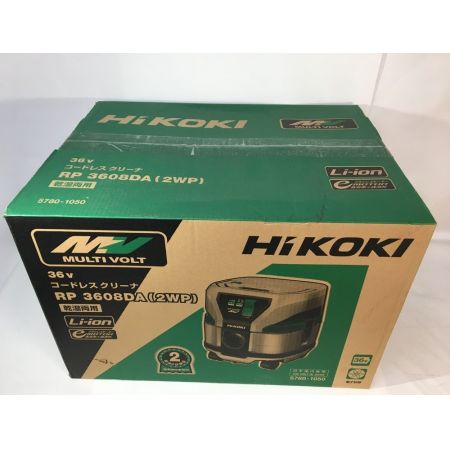  HiKOKI ハイコーキ 36V　乾湿両用　コードレスクリーナー　 RP3608DA 2WP