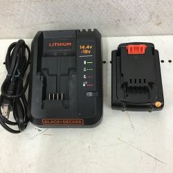 ◇◇ BLACK+DECKER ブラックアンドデッカー 充電器 14.4V/18V 対応　バッテリー 18V JP01 Bランク