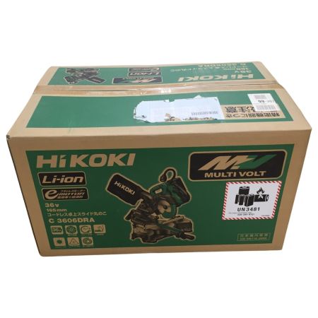  HiKOKI ハイコーキ 36V 165mm 充電式卓上スライド丸ノコ C3606DRA XP