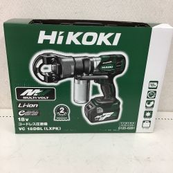 ◇◇ HiKOKI ハイコーキ 18V 5.0Ah コードレス 圧着機 VC18DBL(LXPK) 　電動圧着機 VC18DBL(LXPK) Sランク