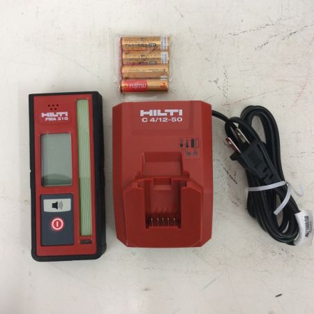  Hilti ヒルティ グリーンレーザー 墨出し器 マルチラインレーザー　レーザー受光器　三脚・取説付 PM40-MG
