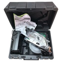 ◇◇ HiKOKI ハイコーキ 125ｍｍ コードレス集塵丸のこ 充電器・充電池１個・ケース付 C3605DYA(XP) Sランク